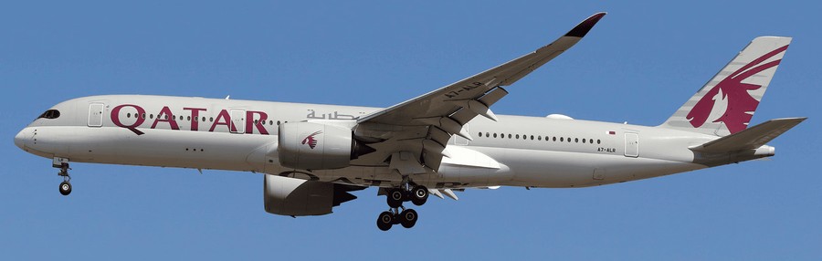 Qatar Airways ұшағы Airbus A350-900