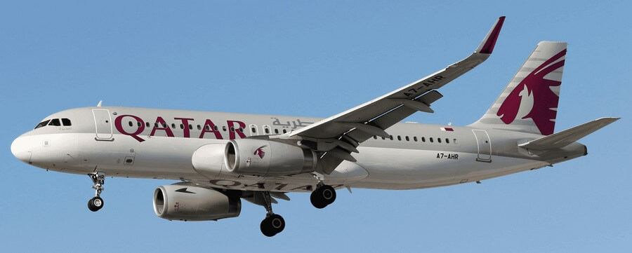 Qatar Airways ұшағы Airbus A320-200